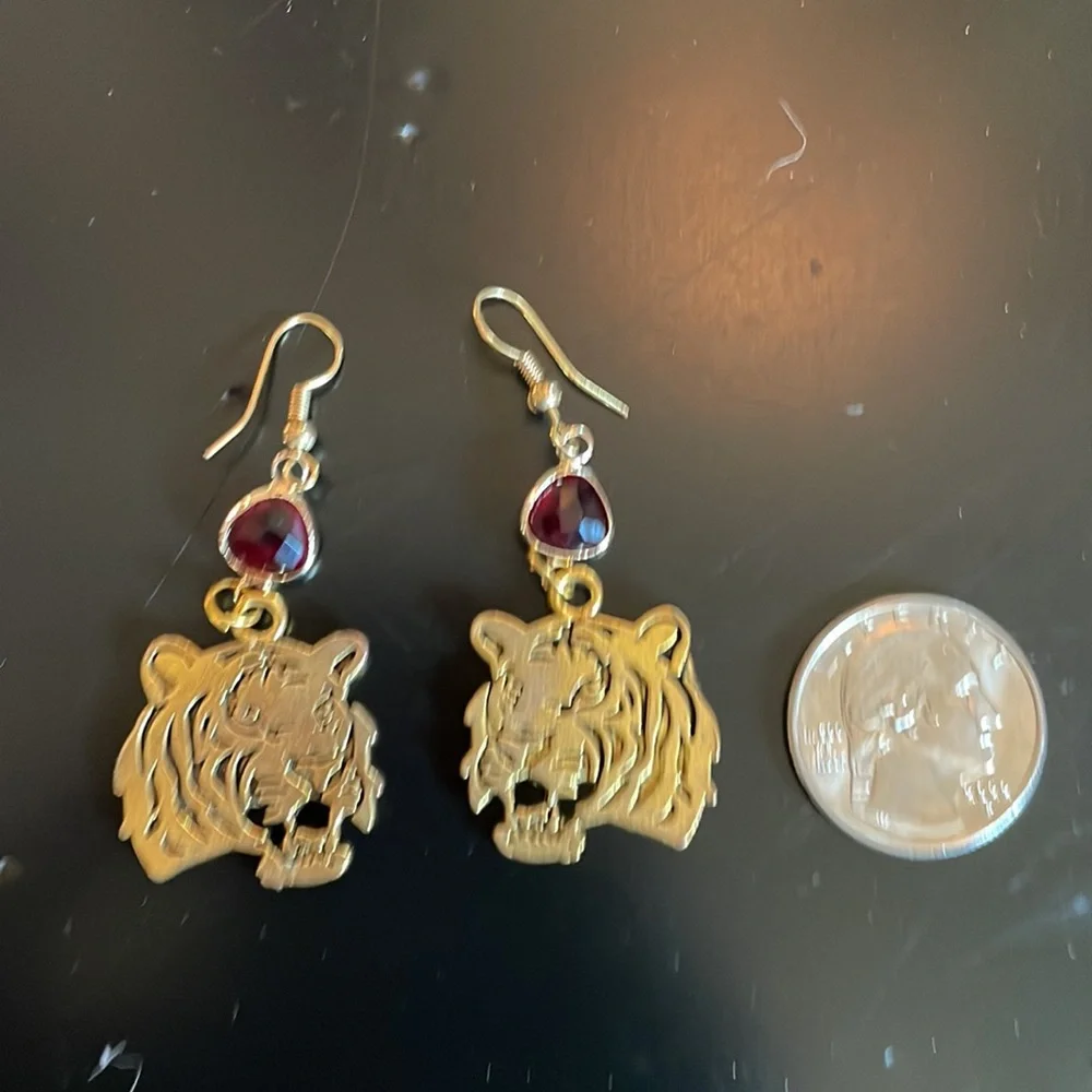 Tiger earrings!  2022 The Chinese Year of the Tiger. - Picture 5 of 6